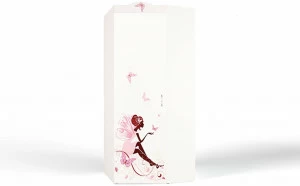 Шкаф угловой ABC-KING Фея без зеркала с девочкой (левый ) и со стразами Сваровски