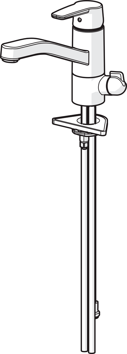 Oras 3935 Смеситель для кухни с клапаном 3935 Saga Хром  - Вид №2