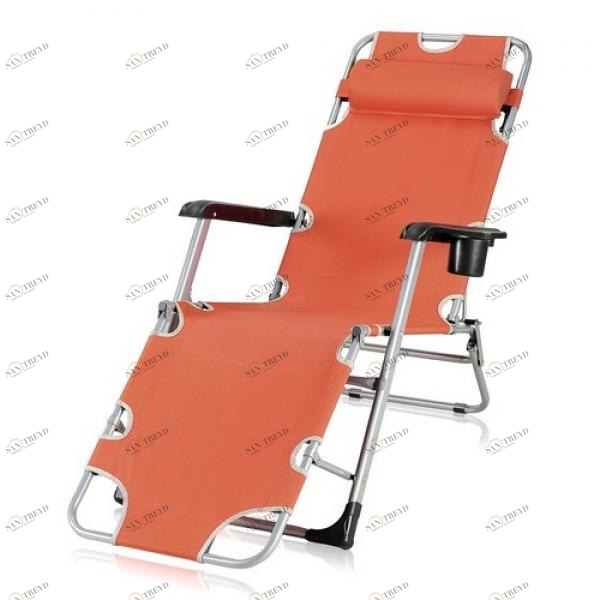 Шезлонг оранжевый "Прима" Terracott AFINA  130456 Оранжевый 