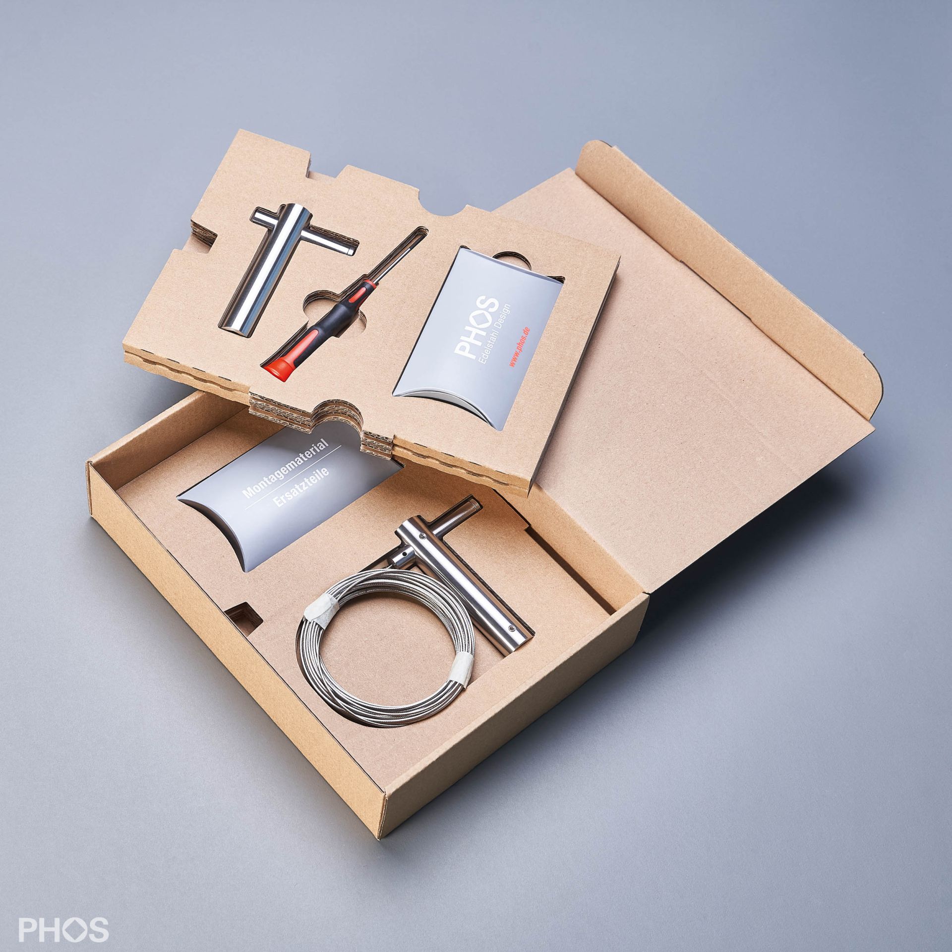 SSL20-80Set5 Система боковой натяжки кабеля до 5 метров, среднее расстояние от стены или потолка PHOS  - Вид №2