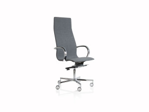 Офисное кресло из ткани с 5 спицами