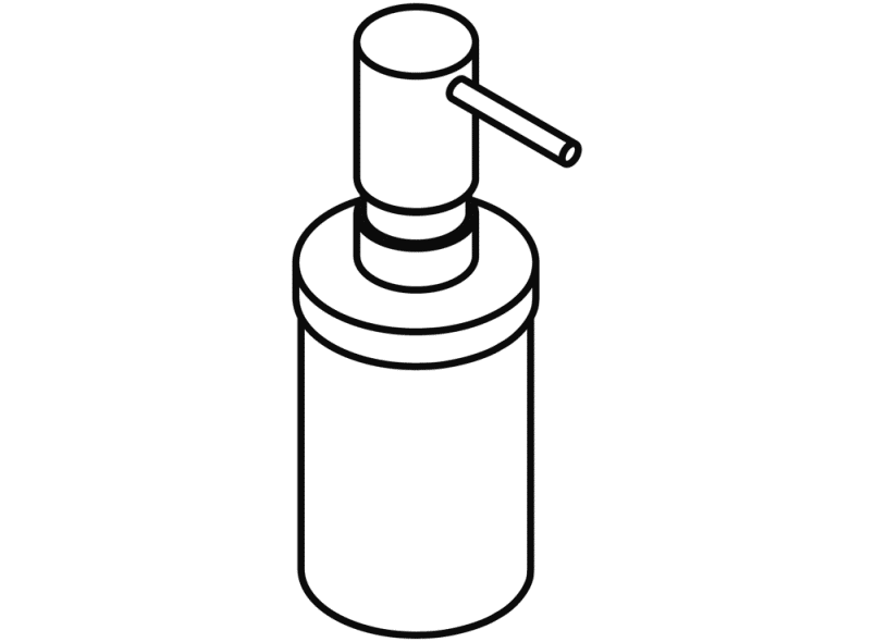 800.06B010 Дозатор для жидкого мыла HEWI USA Produkte  - Вид №2