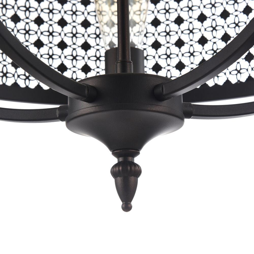 Подвесная люстра Freya Conte FR4166-PL-05C-BL FREYA ДИЗАЙНЕРСКИЕ, CONTE 186258 Коричневый  - Вид №1