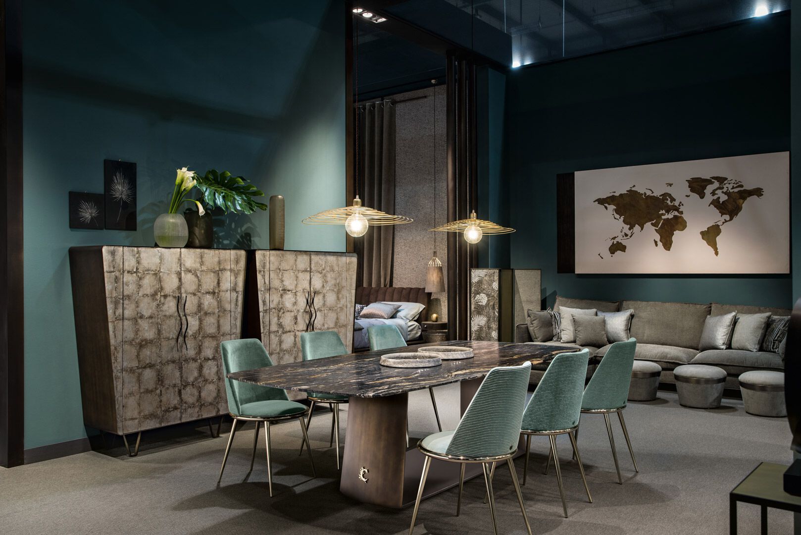 Прямоугольный мраморный стол Cantori TESEO ARCH-00041709 - Вид №2