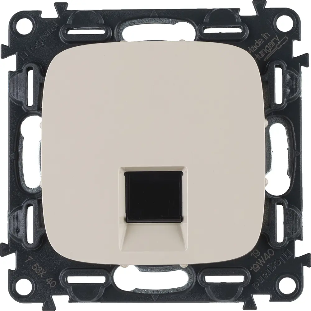 Розетка компьютерная Legrand VLN-A RJ45 CAT5E UTP цвет слоновая кость Valena Allure STLM-2087046