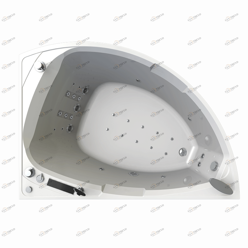 Гидромассаж "Специальный Chrome" на ванну Астория (двигатель 1500 Вт, система "Turbo-pool",  миниджет Релакс - 10 шт., джет Релакс - 8 шт., джет Линц, Магнус - 3 шт.) Radomir 1-65-2-0-4-019