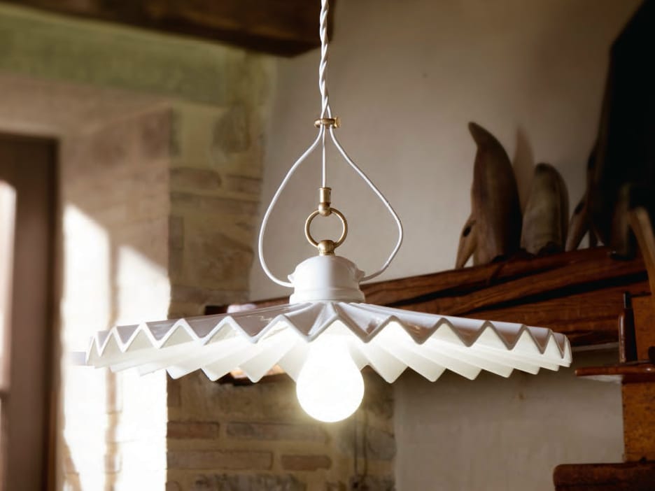 Керамический подвесной светильник Aldo Bernardi складка ARCH-00111006