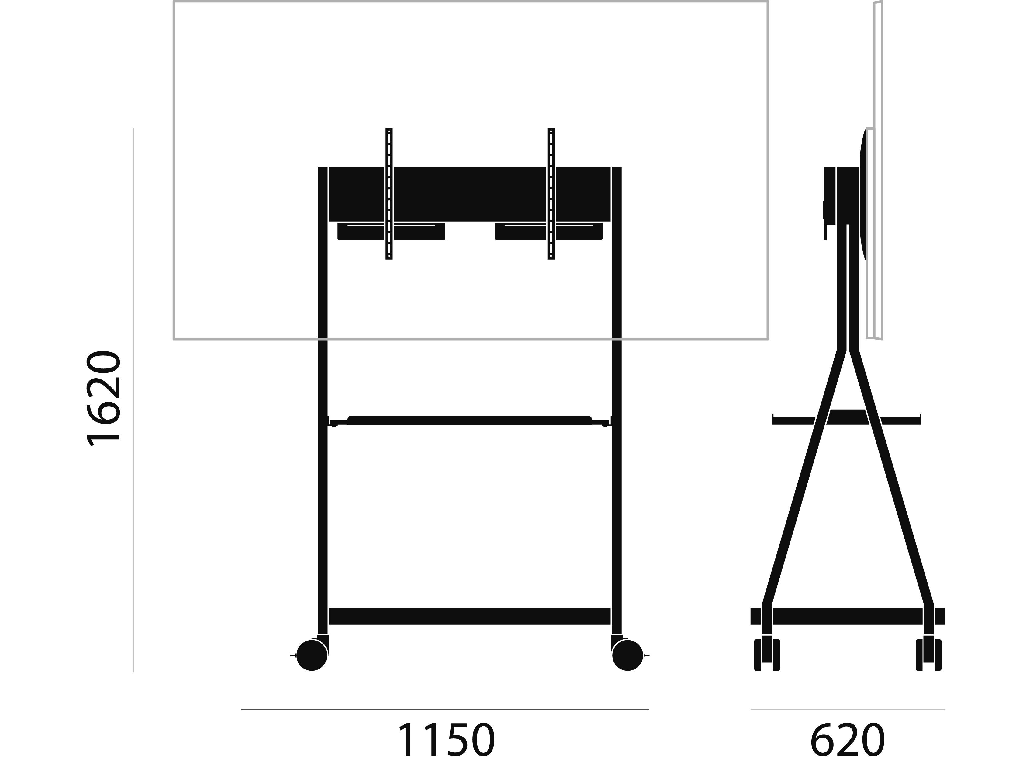 Офисная доска с колесами Brunner доски ARCH-00070312 - Вид №4