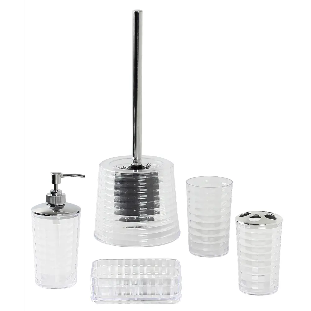 Мыльница настольная Vidage «Корбу» пластик цвет прозрачный STLM-2178025 - Вид №1