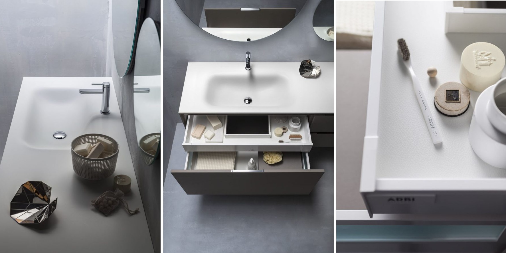 МЕБЕЛЬ ДЛЯ ВАННОЙ MEMO КОМПОЗИЦИЯ #2 Arbi MEMO2 - Вид №1