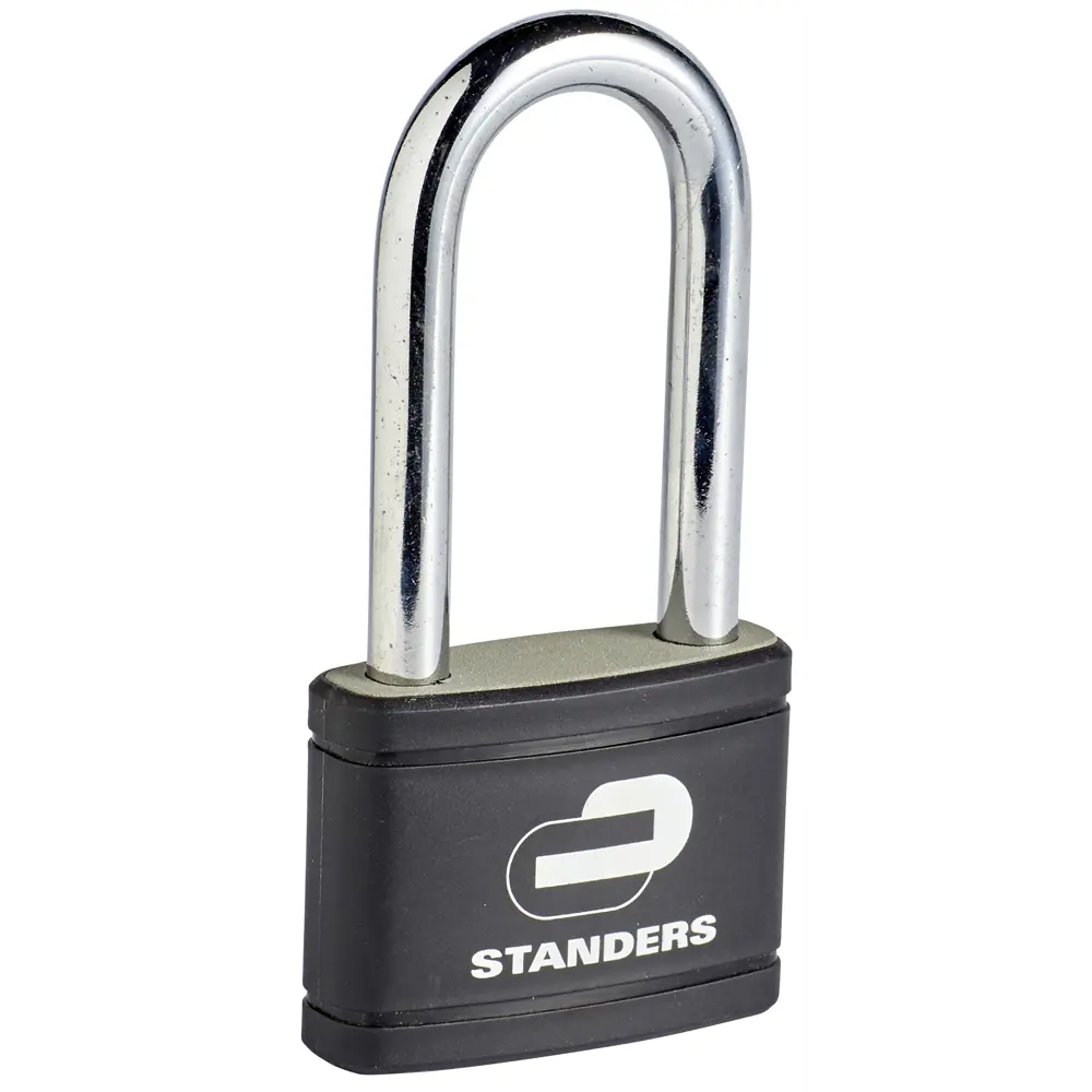 Замок навесной Standers с длинной дужкой 67x50 мм чугун STLM-2096925