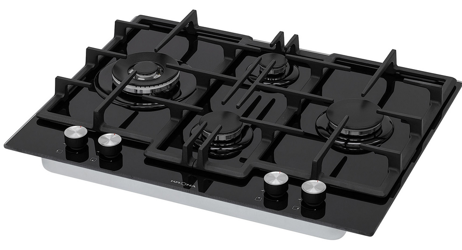 9954354 Газовая варочная поверхность KRONA RITTER 67/60 BL KRONA1 STDN-0001199 - Вид №1