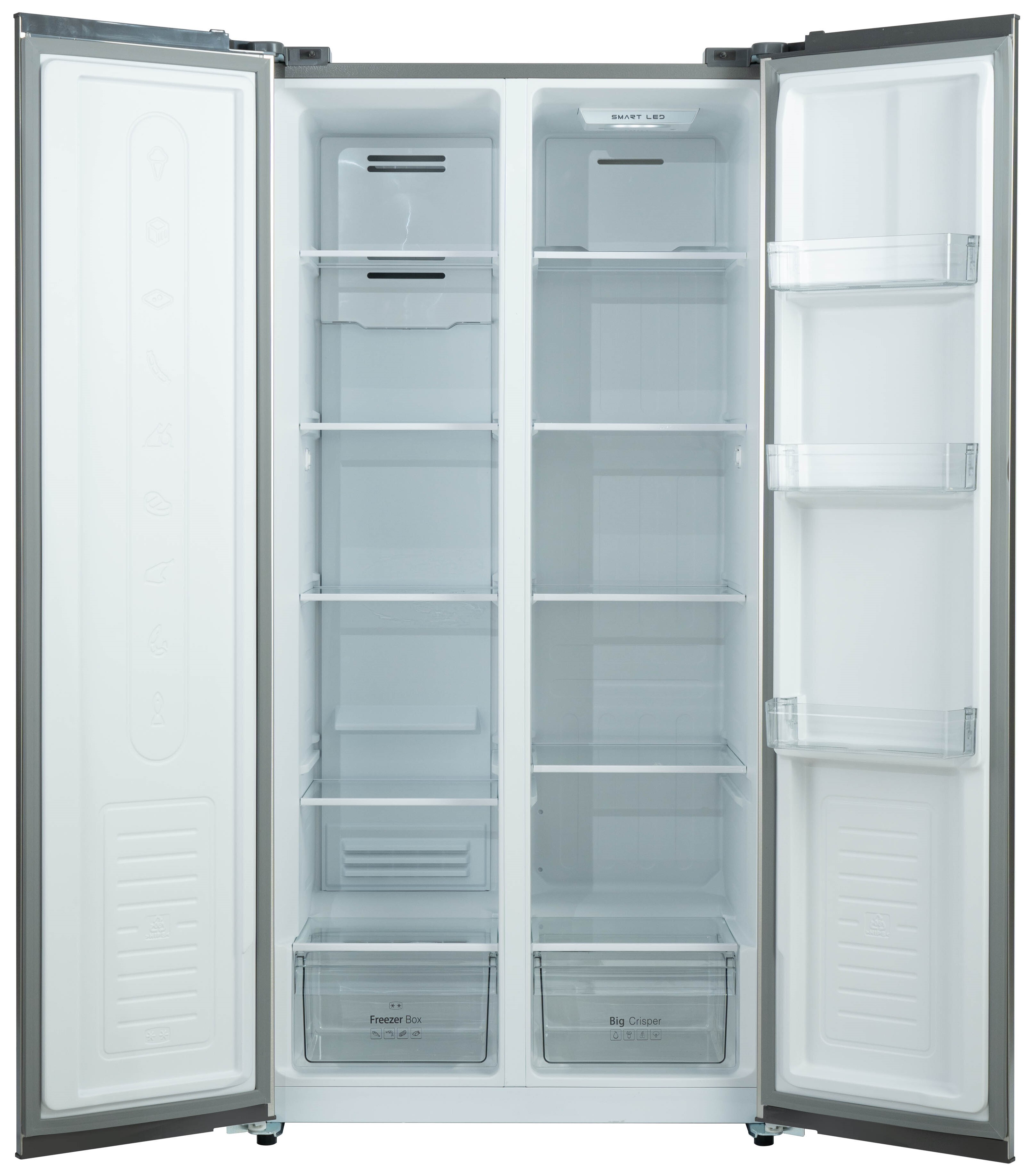 9174201 Холодильник Side by Side   Бирюса SBS 400 I серый STDN-0037011 - Вид №1