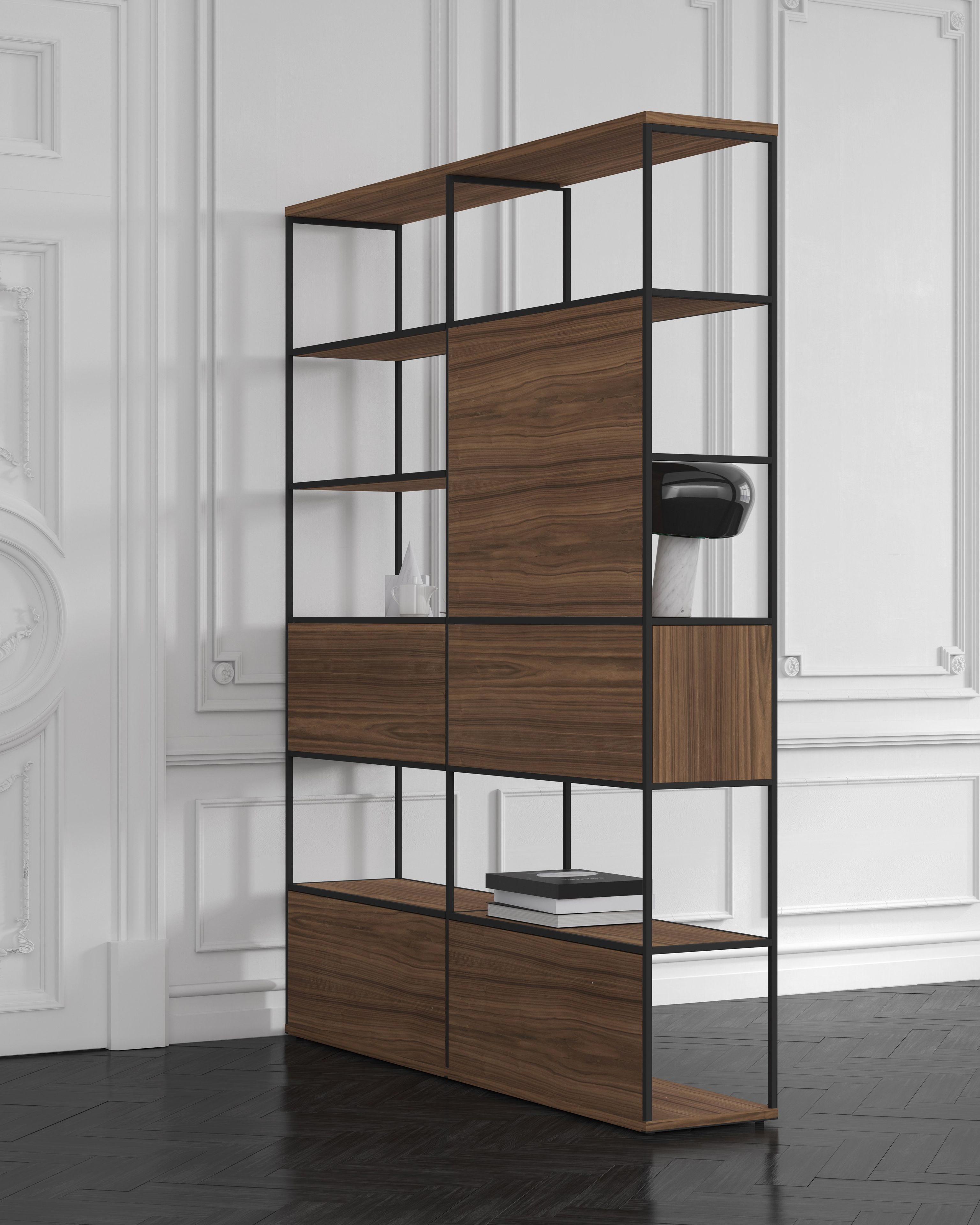 Деревянный отдельно стоящий книжный шкаф Punt Literatura ARCH-00037566 - Вид №8