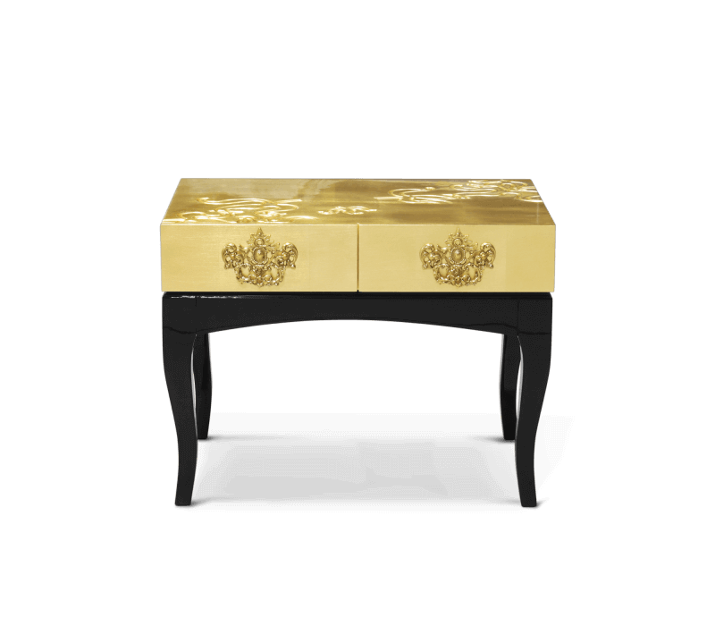 0-234 Золотая тумбочка Тринити Boca Do Lobo  - Вид №12