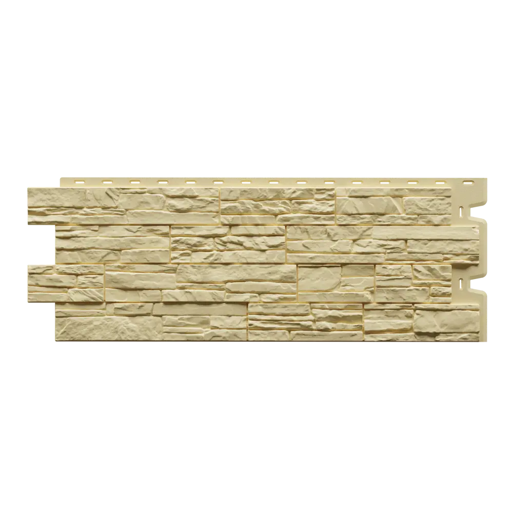 Фасадная панель Docke Сланец 1.19 м 0.44 м² светло-желтый DÖCKE Алтай STLM-2049559