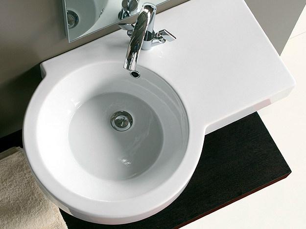 Подвесная раковина настенная овальная Olympia Ceramica TUTTO EVO белая sun-id-1469385 - Вид №1