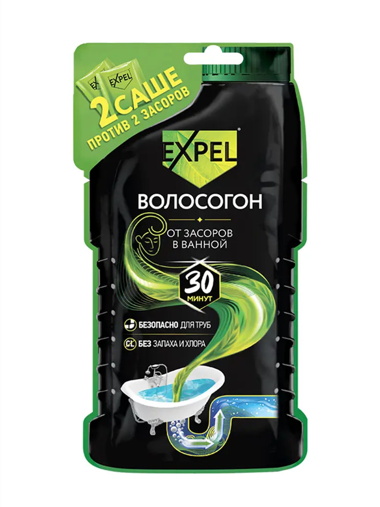 EXPEL Средство для удаления волос из труб 100 г 84721765