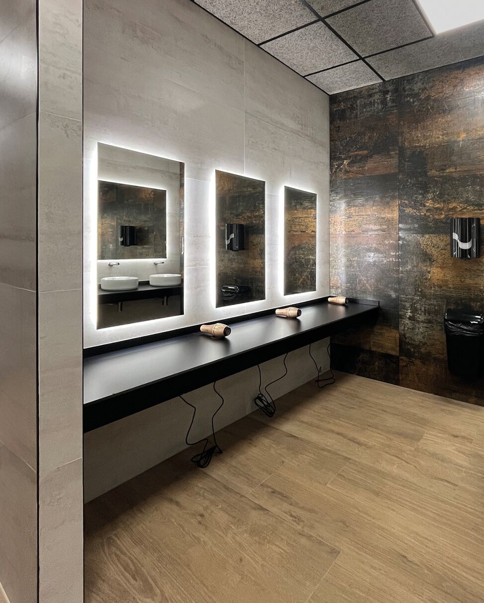 Прямоугольное зеркало со встроенным настенным освещением FIT INTERIORS FRAME ARCH-00109025 - Вид №2