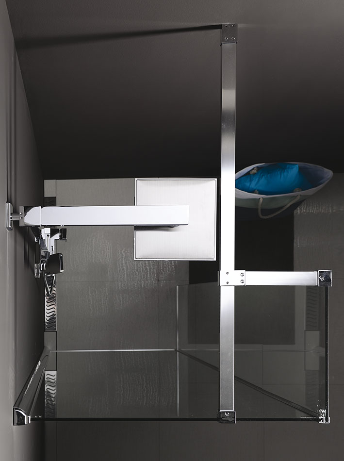 MS2B-100R Polysan Душевые ширмы MODULAR SHOWER  - Вид №3