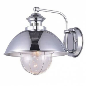 Бра Arte Lamp Nautilus A8024AP-1CC ARTE LAMP ПОД СТАРИНУ, ФОНАРЬ 078938 Прозрачный;хром