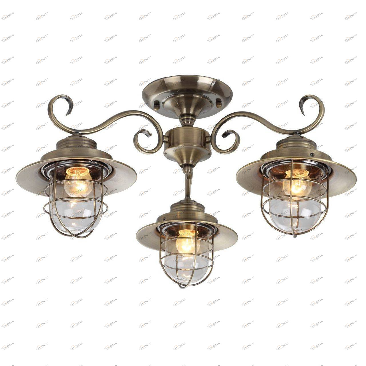 Потолочная люстра Arte Lamp 6 A4579PL-3AB ARTE LAMP ДИЗАЙНЕРСКИЕ 058508 Бронза 