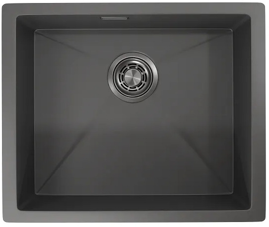 5445U, ГРАФИТ МАТОВЫЙ, стальная кухонная мойка