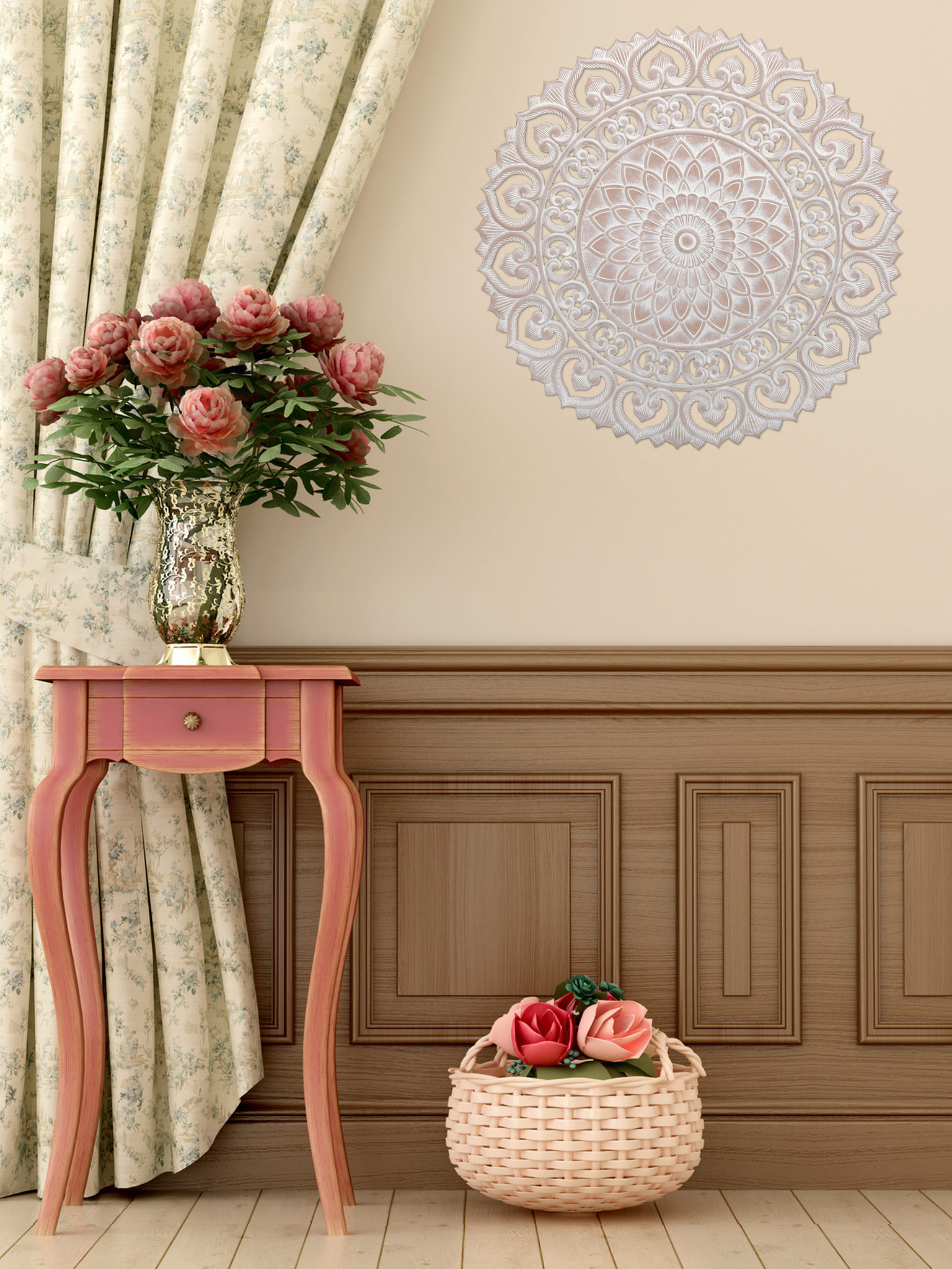 38379B Панно "Снежный узор" Decoridom Santreyd  - Вид №2