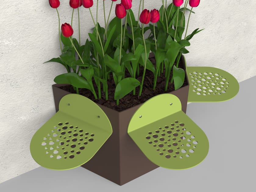 Стальной открытый плантатор / сиденье CITYSì PETALO ARCH-00018787