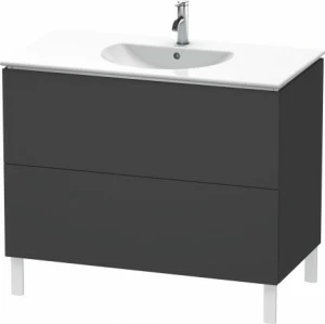 LC660704949 L-Cube Тумбочка напольная Графит матовый, декор