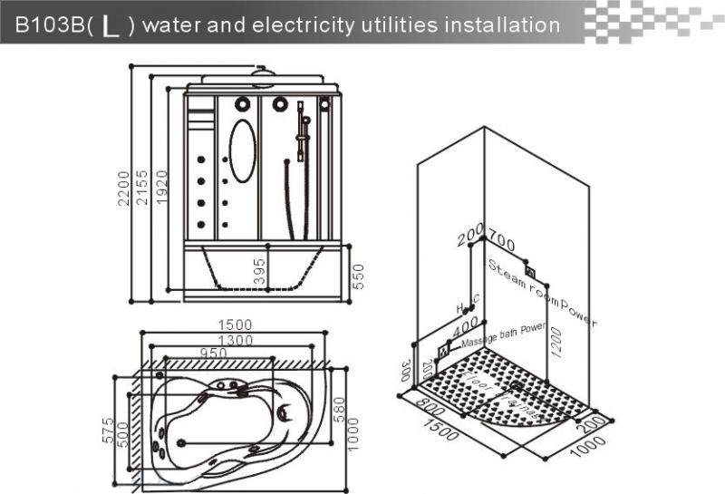 WU103B L Душевая кабина SSWW WU - Вид №5