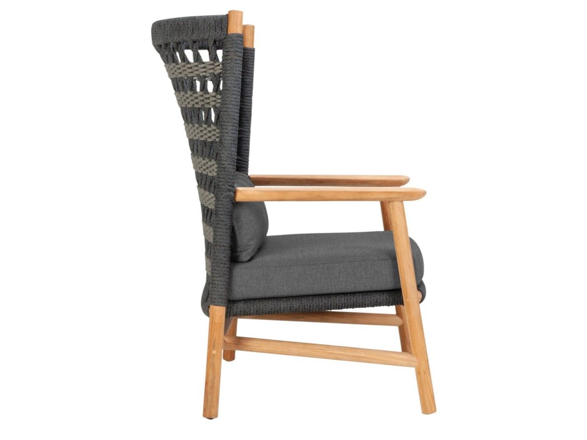 Кресло из морской веревки с высокой спинкой JANUS et Cie Anatra ARCH-00129299 - Вид №2