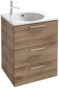 EB2530-R5-E52 Тумба под столешницу 60 см, 3 ящика, хромированная ручка JACOB DELAFON ODÉON RIVE GAUCHE