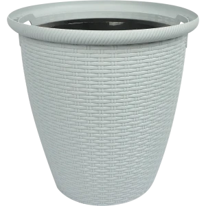 Кашпо Ingreen Ротанг ø38 h37.8 см v16 л пластик утренний туман