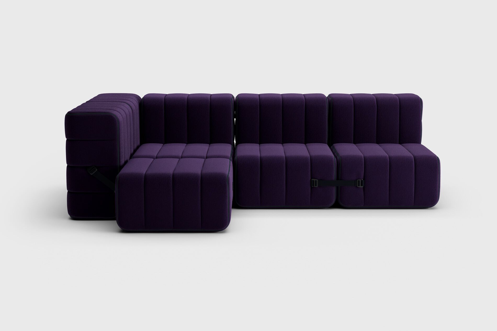 Модульный угловой диван из ткани AMBIVALENZ Curt ARCH-00061719 - Вид №25