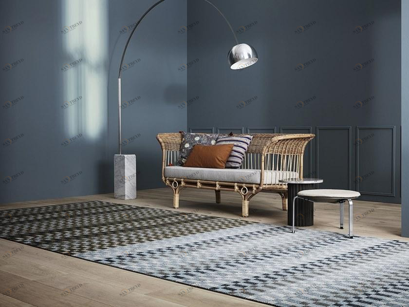 Kasthall Прямоугольный коврик с геометрическими мотивами  34935 