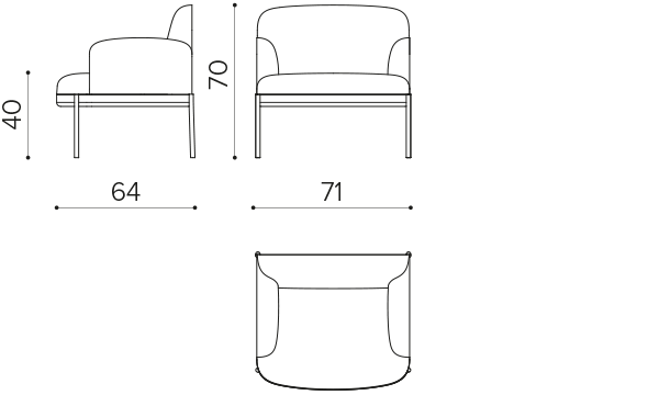 AB 1000 Armchair True Design Abisko  - Вид №1