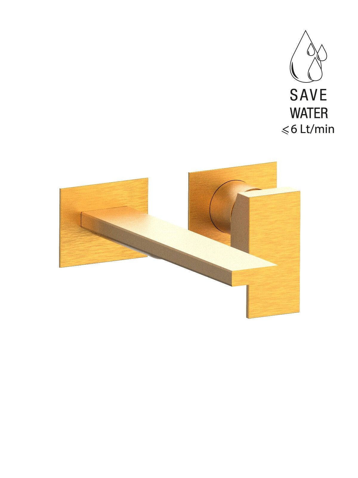 Настенный смеситель для раковины с ограничителем расхода Rubinetterie Frattini Vita Due ARCH-00078238 - Вид №26