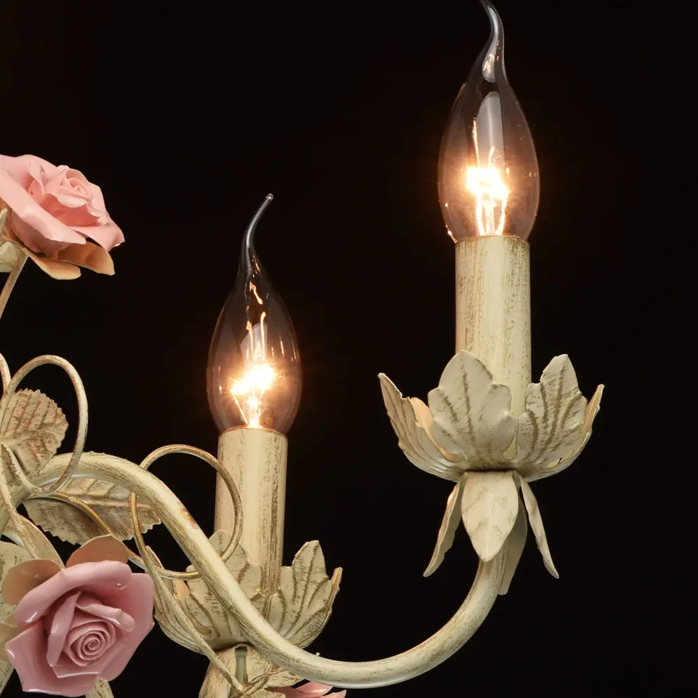 Люстра Букет 5xE14x60 Вт, металл, цвет белый MW-Light STLM-2163340 - Вид №8