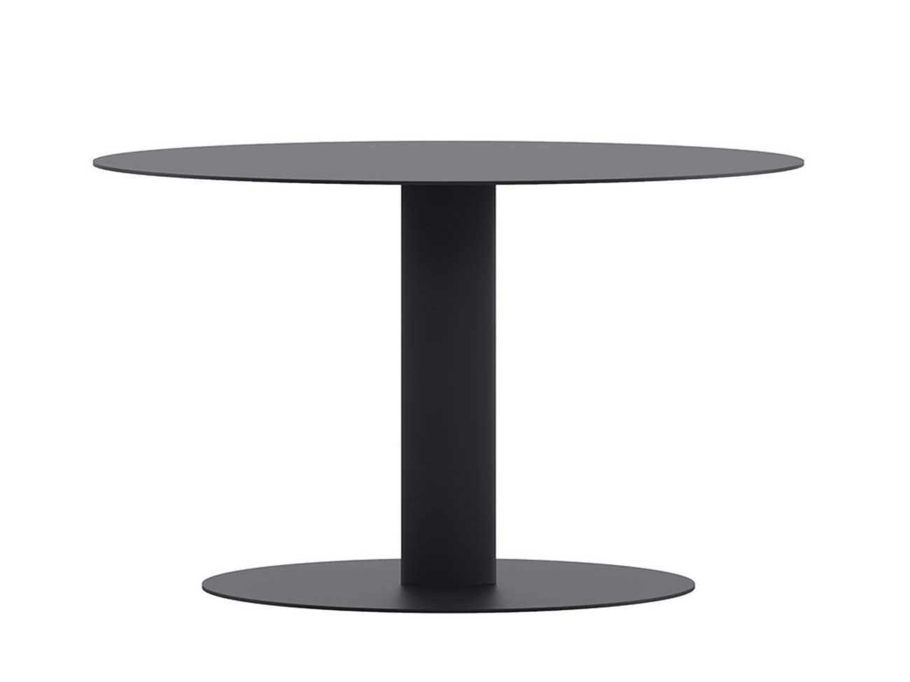 Окрашенный металлический овальный журнальный столик Ersa SLIM ARCH-00059136 - Вид №1