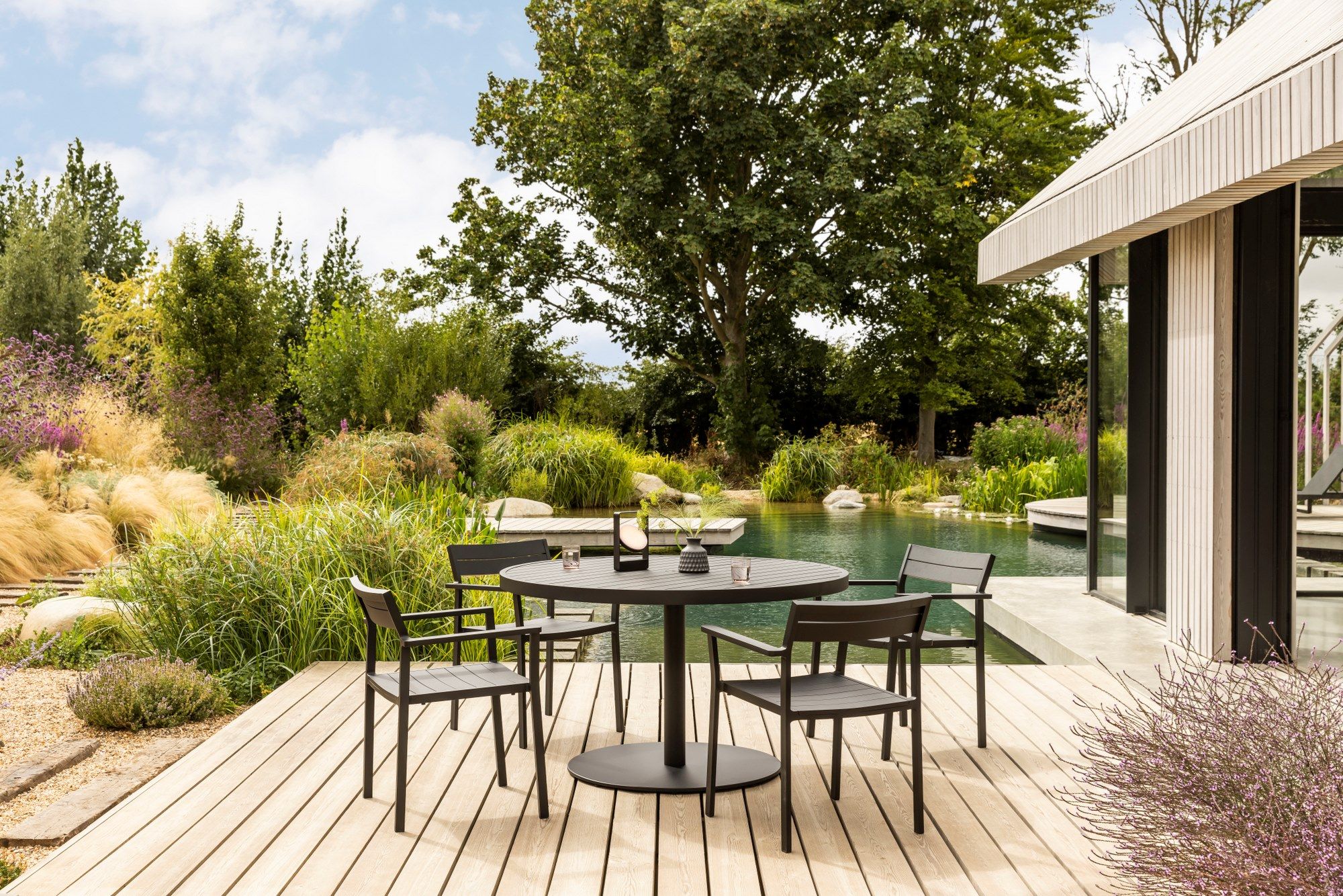 Алюминиевый стул для сада с открытой спинкой Case Eos ARCH-00054326 - Вид №20