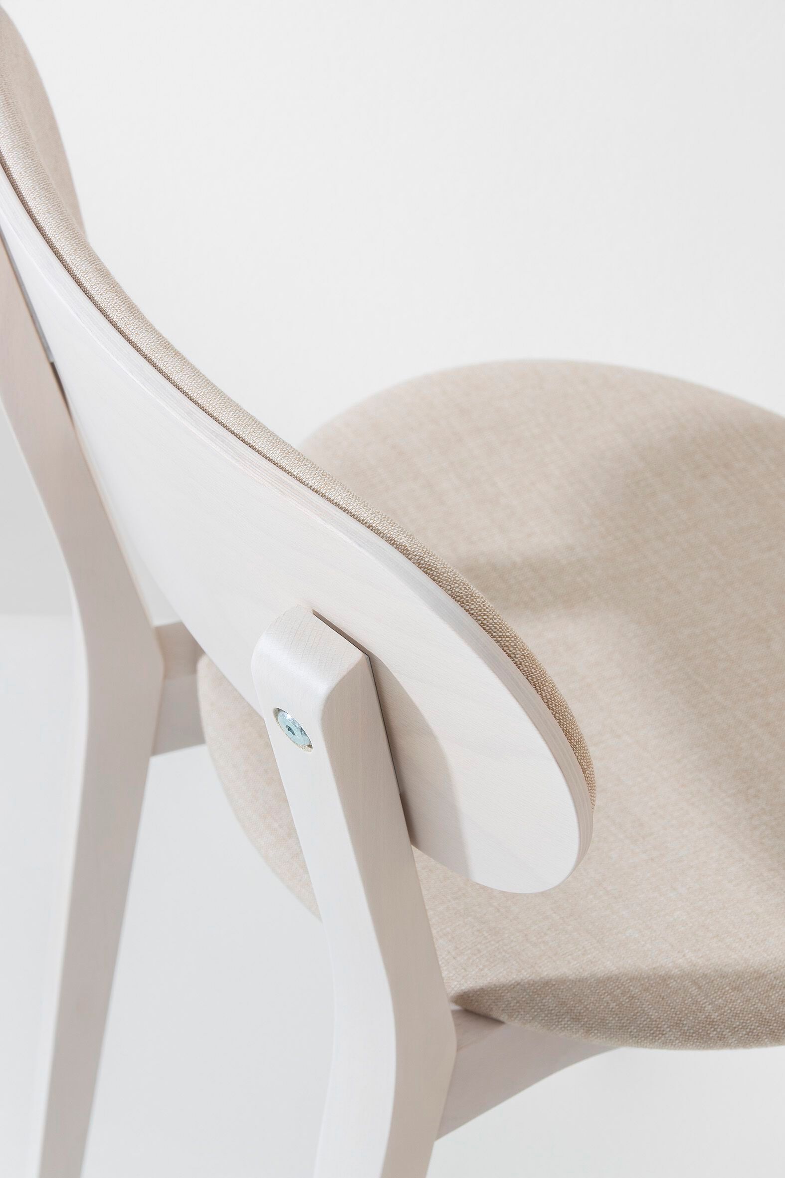 Высокий табурет из бука со спинкой Billiani Gradisca ARCH-00124401 - Вид №4