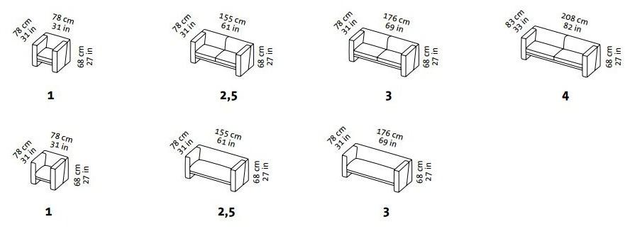 brühl Кожаное кресло с подлокотниками Visavis sun-id-1485223 - Вид №4