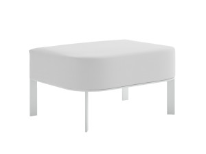 Прямоугольный пуф из ткани