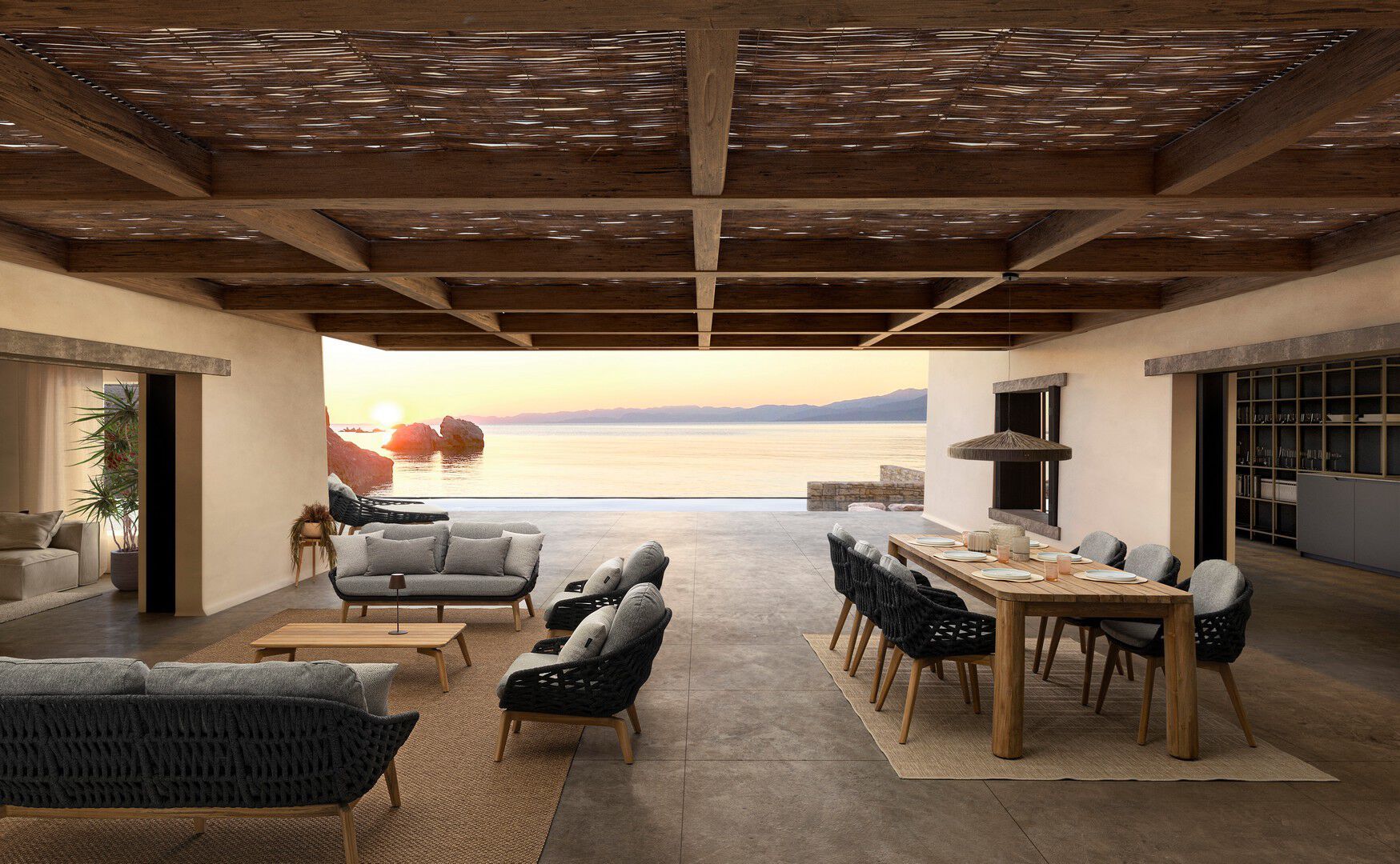 Прямоугольный садовый стол из тикового дерева BIZZOTTO MAVERICK ARCH-00134116 - Вид №18