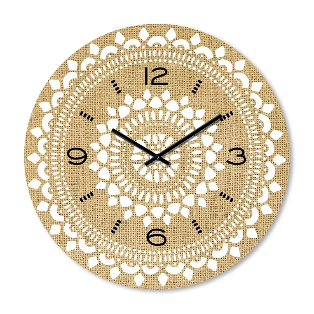 Часы настенные Apeyron Этно круглые пластик цвет бежевый бесшумные ø38 см Часы настенные этно STLM-2015092