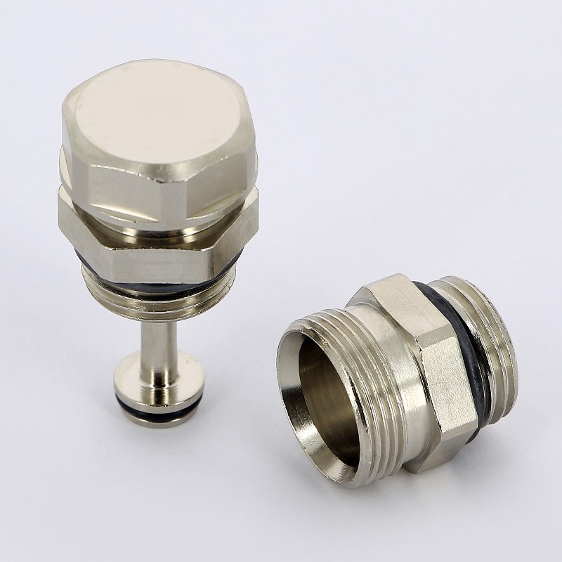 Набор запорно-регулировочный для коллектора 1" EMMETI М24х19 01306116