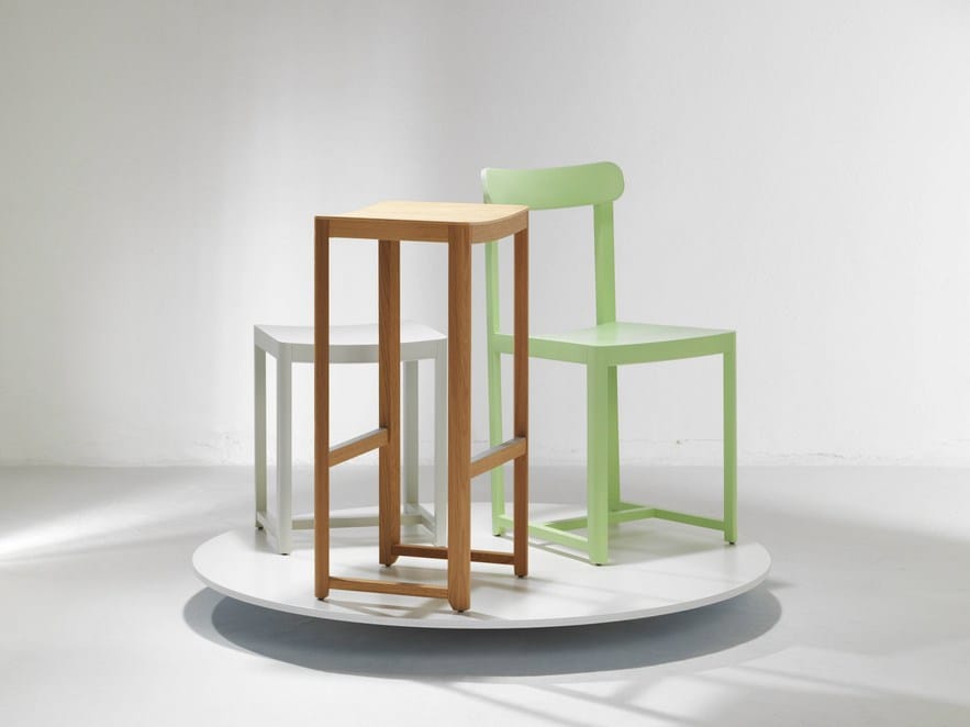 Деревянный табурет Zilio A&C Seleri ARCH-00112088 - Вид №2