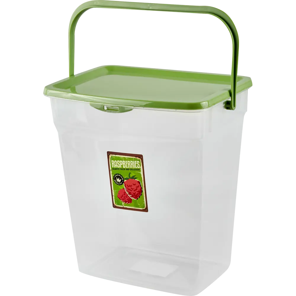 Контейнер с крышкой Spin&Clean VITAmania 6 л пластик прозрачный STLM-2039798