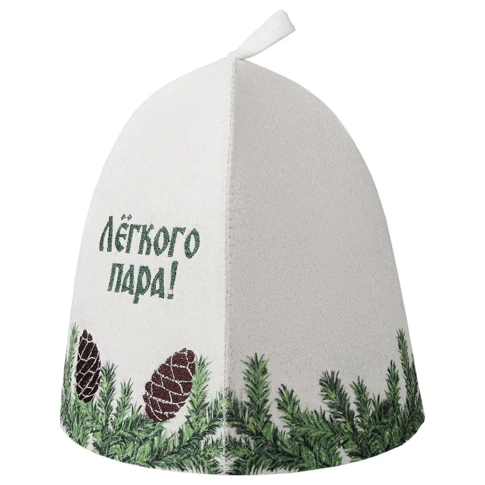 Шапка для бани «Еловая» войлок цвет белый Santreyd STLM-2050916